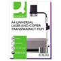 Q-CONNECT TRANSPARENCIA LASER A4 100-PACK KF26066